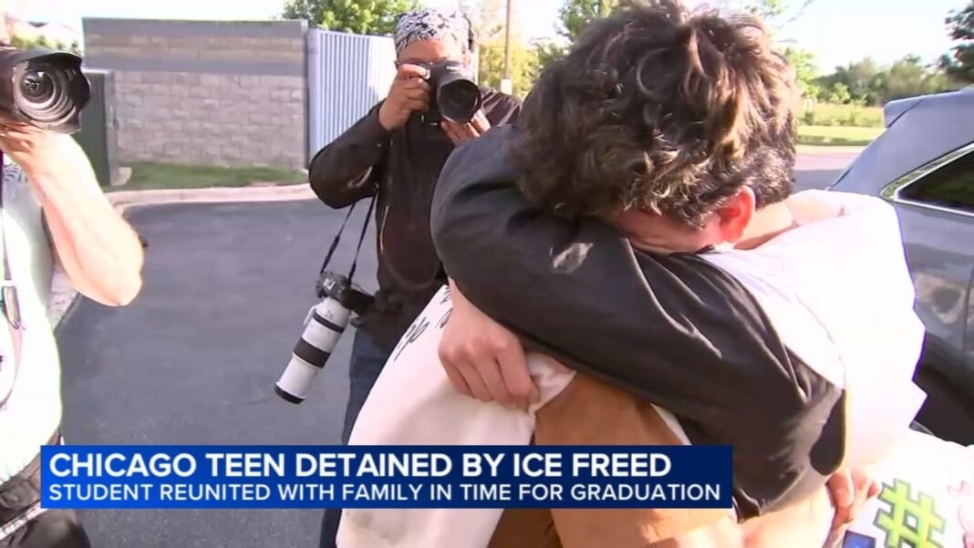 US immigration news: CPS student Ricardo Navarette released from ICE custody, expected to attend Mather High School graduation
