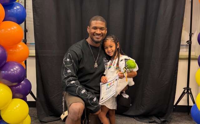 USHER CELEBRATES BIG GRADUATION WEEK FOR THREE OF HIS KIDS
