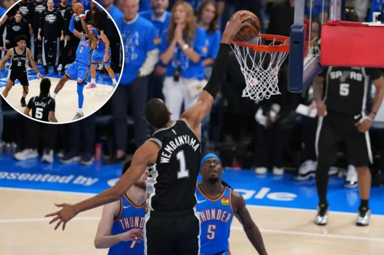Victor Wembanyama and Spurs Triumph Over Thunder in Thrilling Double-Overtime Game 1 Victory