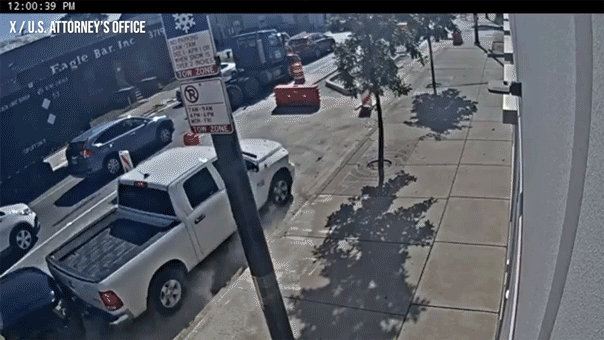 Video of crash involving ICE agent