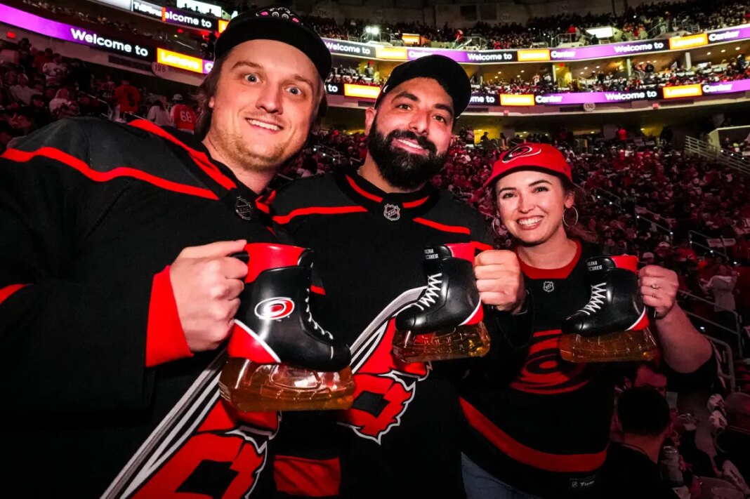 Viral beer skate won't return for Hurricanes' playoff run