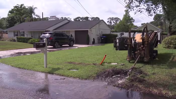 ‘No communication:’ Man reaches out to News 6 after fiber installation leads to burst water pipe