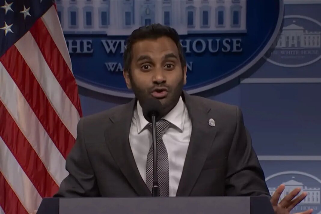 ‘SNL’ Cold Open Casts Aziz Ansari as Kash Patel in Surprise Cameo