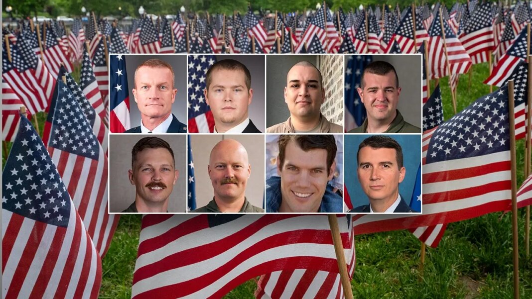 Air Force identifies 8 crew members killed in B-52 Stratofortress crash at Edwards Air Force Base