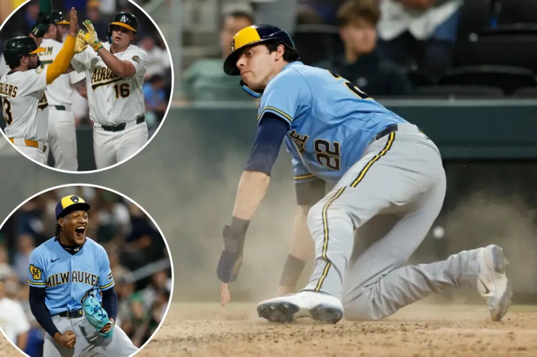 A's and Brewers play wild game in Las Vegasamid NBA Finals Game 3 hoopla
