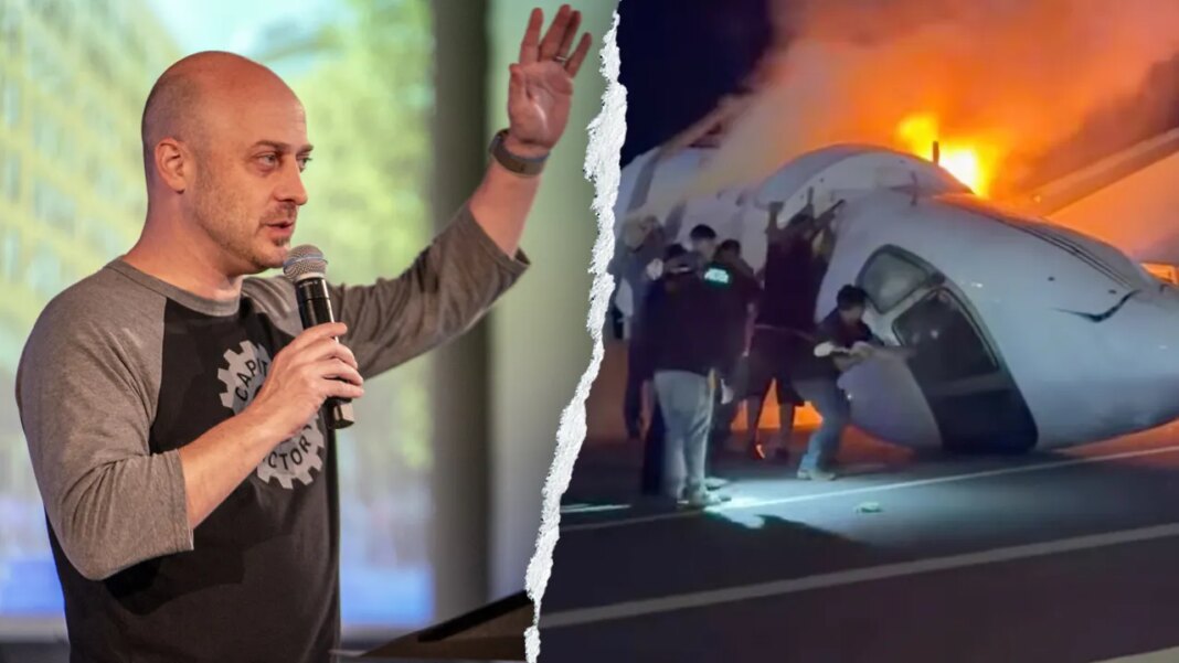 Austin tech leader Joshua Baer identified as victim of Texas plane crash after jet caught fire along highway