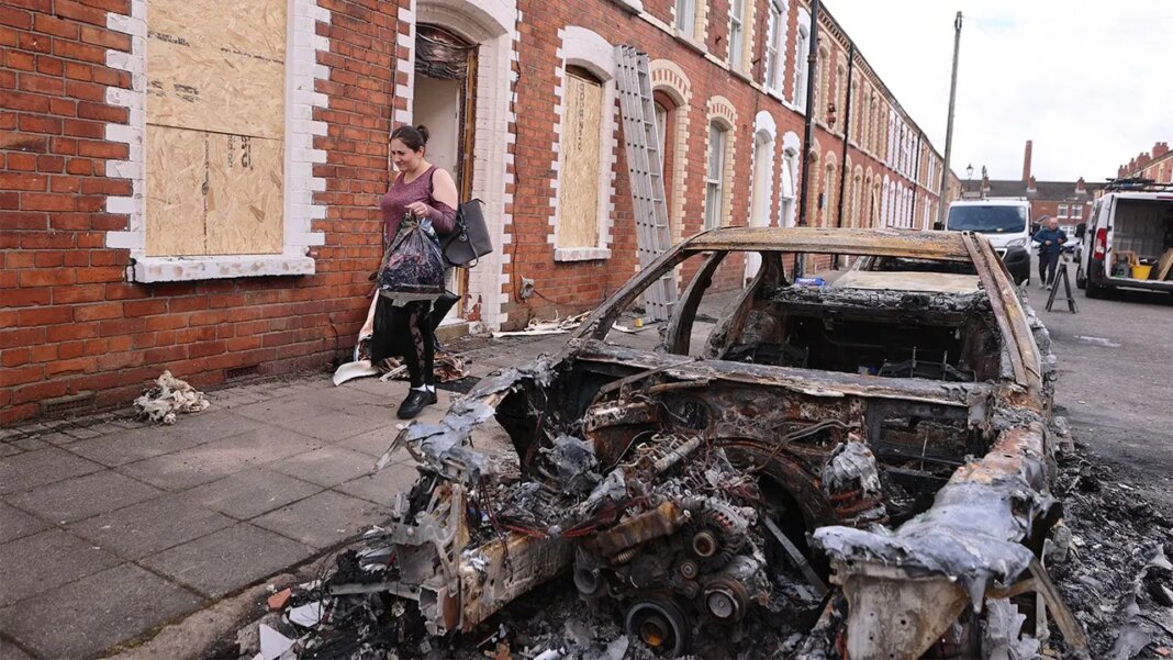 Belfast burns after Sudanese migrant arrested in brutal knife attack