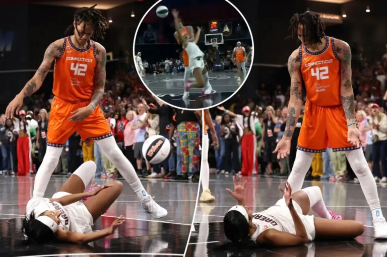 Brittney Griner’s Controversial Flagrant Foul Sparks Debate After Collision with Angel Reese on Court