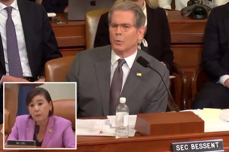 California Rep Judy Chu’s Surprising Answer to Scott Bessent’s Question About WWI President