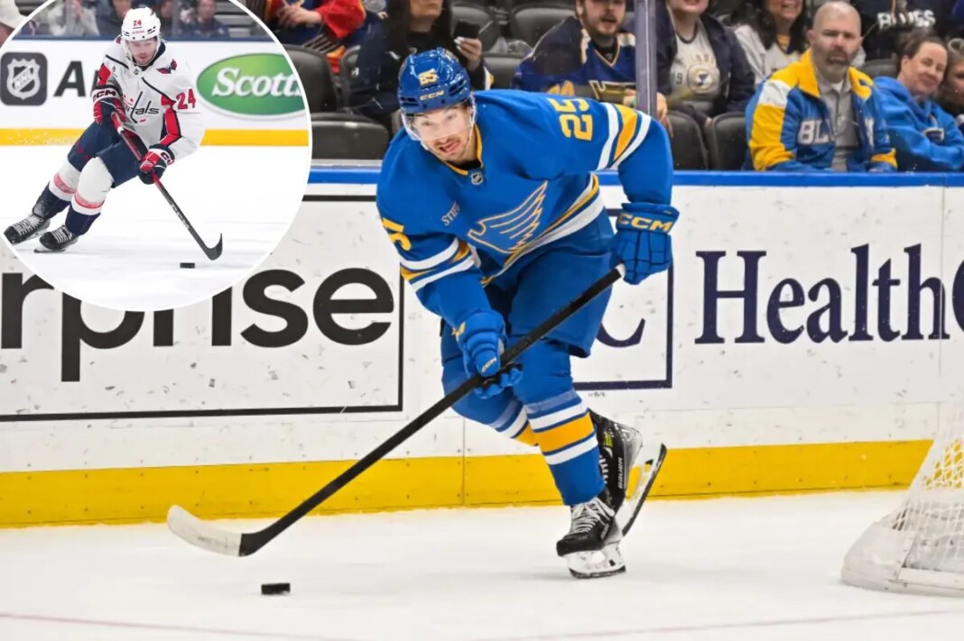 Capitals acquire Jordan Kyrou from Blues in bombshell NHL trade