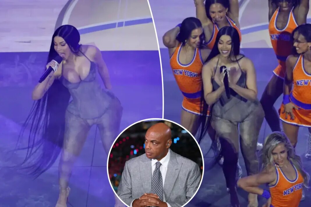 Charles Barkley, 'Inside the NBA' crew drool over Cardi B during NBA Finals Game 3