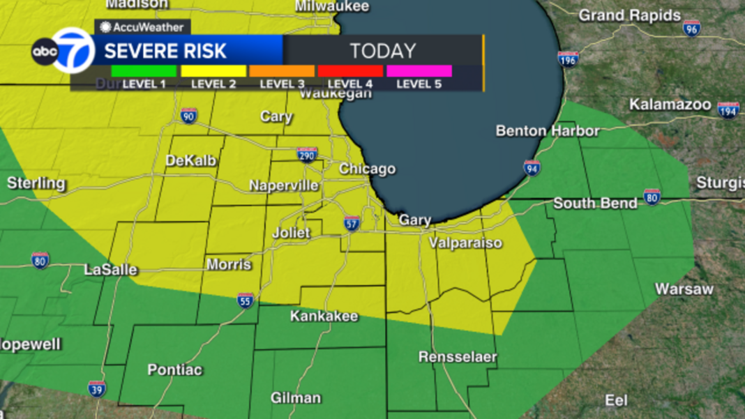 Chicago, Illinois weather forecast today: Severe Thunderstorm Watch for most counties in area Wednesday evening | LIVE RADAR