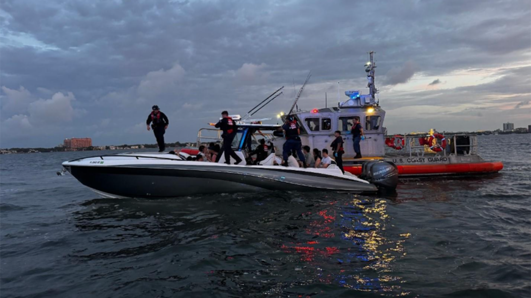 Coast Guard opens fire on boat smuggling 25 Chinese nationals near Florida after it refused to stop