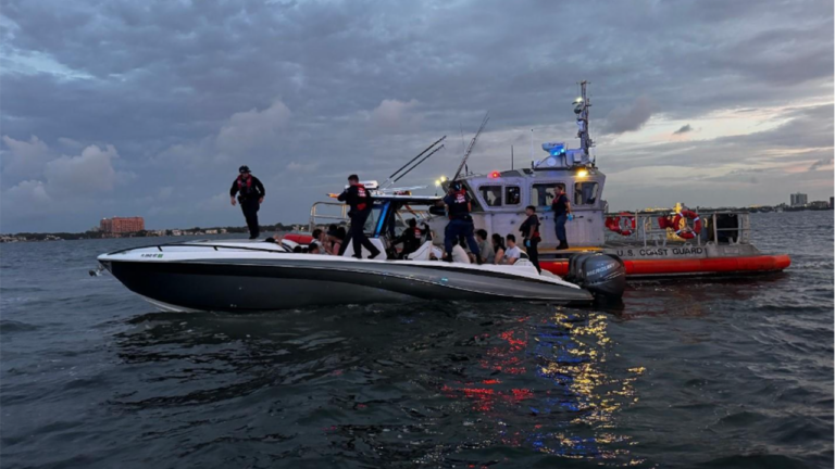 Coast Guard Intercepts Boat Smuggling 25 Chinese Nationals Off Florida Coast After Standoff