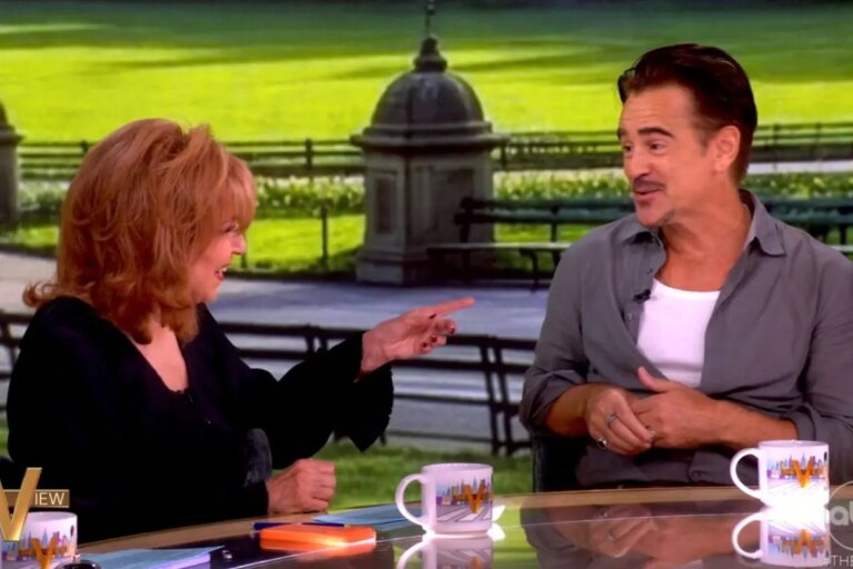 Colin Farrell’s Sassy Comeback to Joy Behar’s Bold Claim: “The Grim Reaper is Coming for You Too