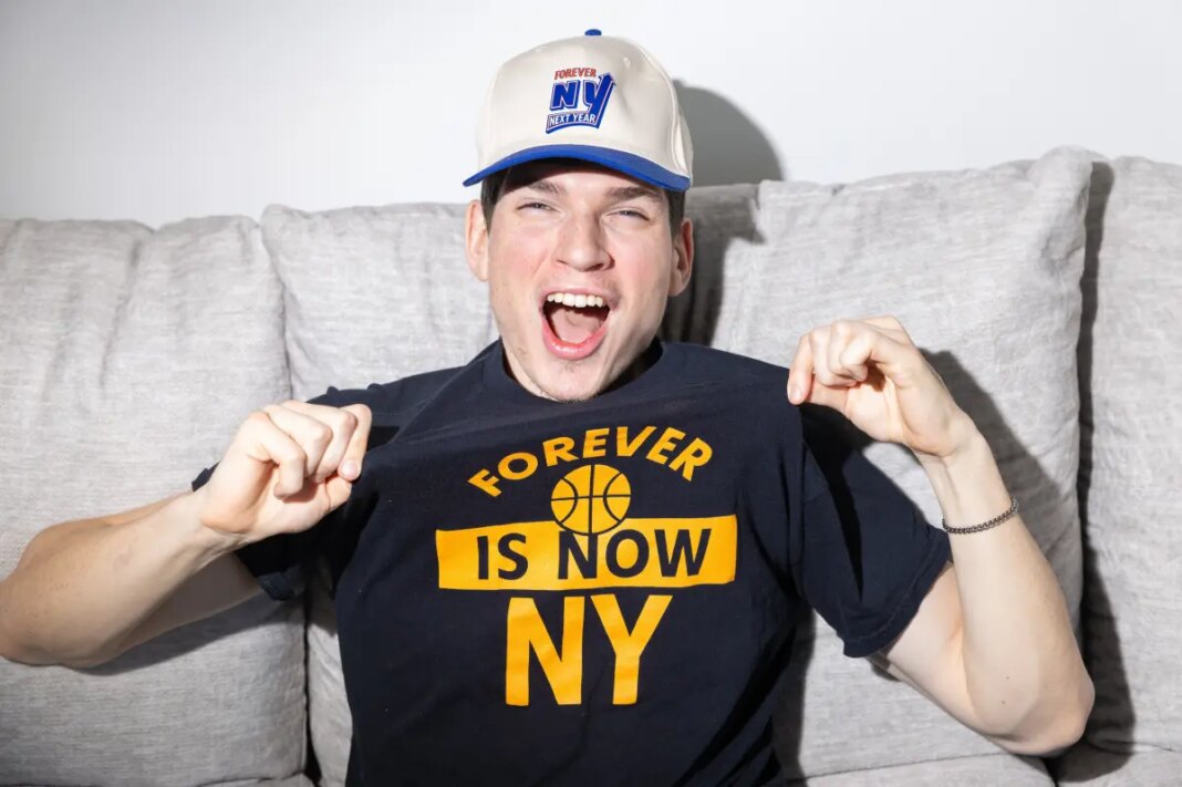 Diehard NYC fan built a brand on local teams' misery -- but Knicks are making him see the bright side