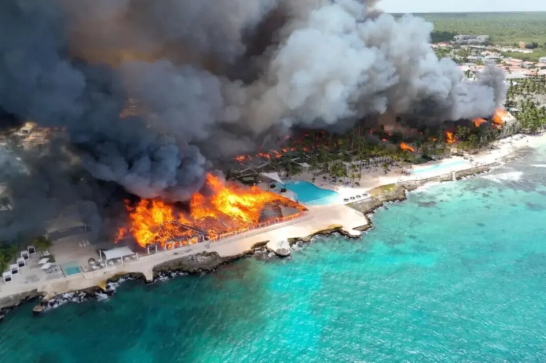 Dominican Republic resort fire leaves one dead, nearly 1,700 forced to evacuate