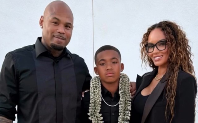 EVELYN LOZADA AND CARL CRAWFORD CELEBRATE SON CARL JR.'S SIXTH-GRADE GRADUATION