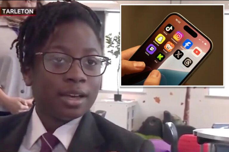 Teen’s Comical Reaction to UK Social Media Ban Caught Live on TV