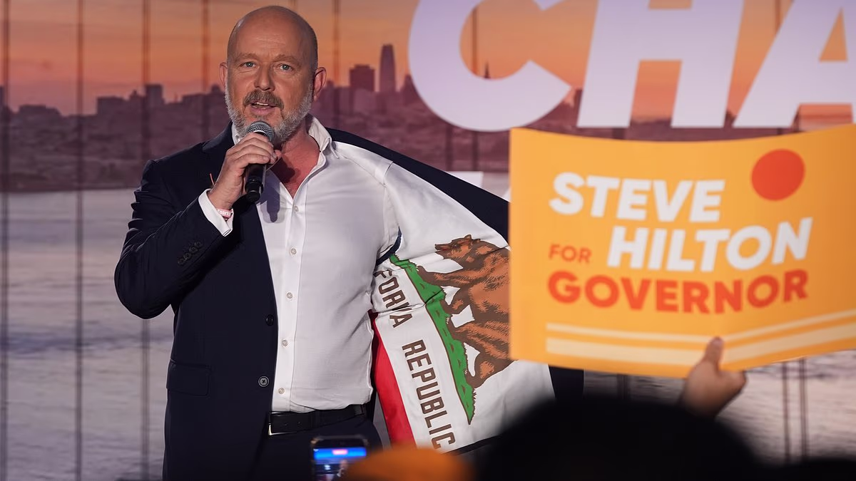Ex-Fox star Steve Hilton surges in California governor race