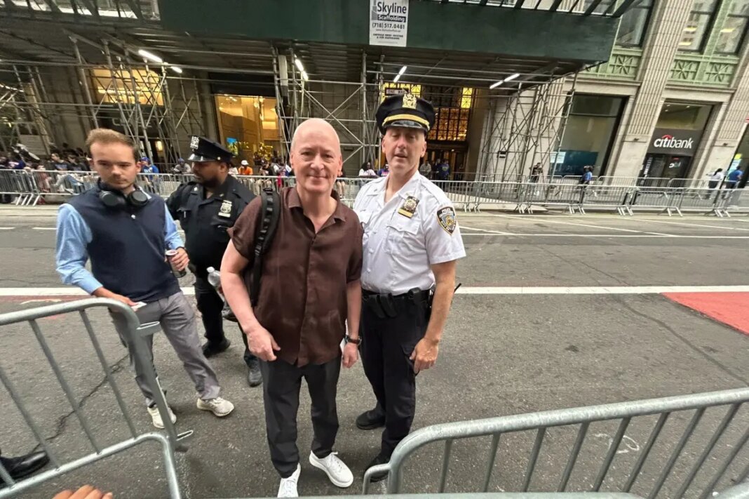 Famed TV host says he was 'flattened' by police during Knicks parade