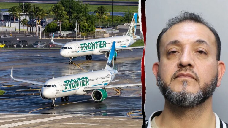 Heroic Passengers Subdue Man Attempting to Open Mid-Flight Door on Frontier Airlines