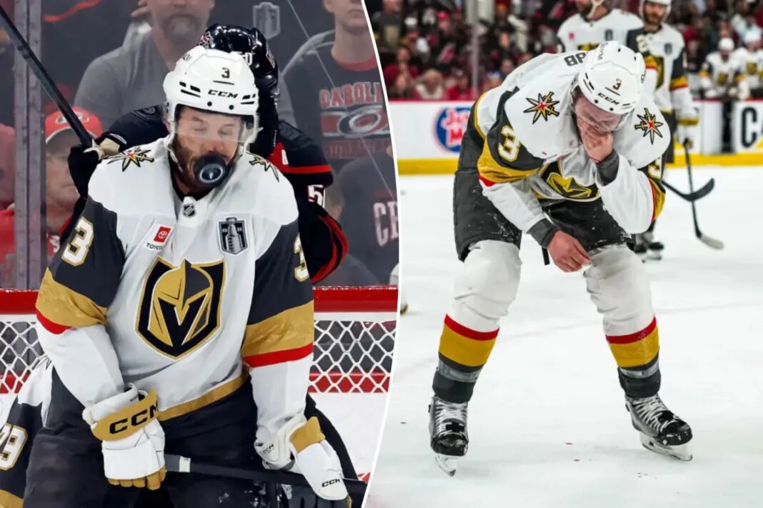 Golden Knights' Brayden McNabb taken to hospital during Stanley Cup Game 2