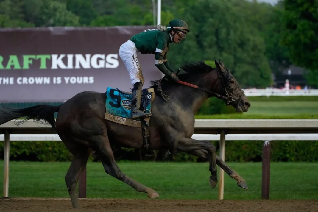 Golden Tempo wins at Belmont Stakes after winning the Kentucky Derby