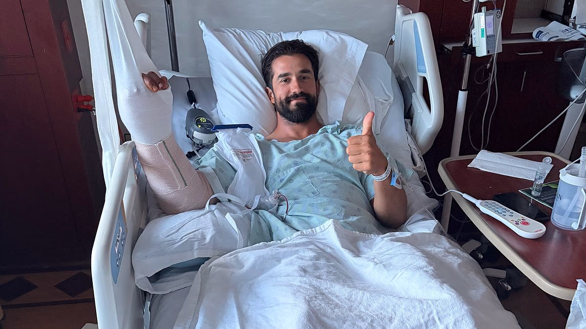 Hiker tells how grizzly bear bit his arm and DRAGGED him along trail