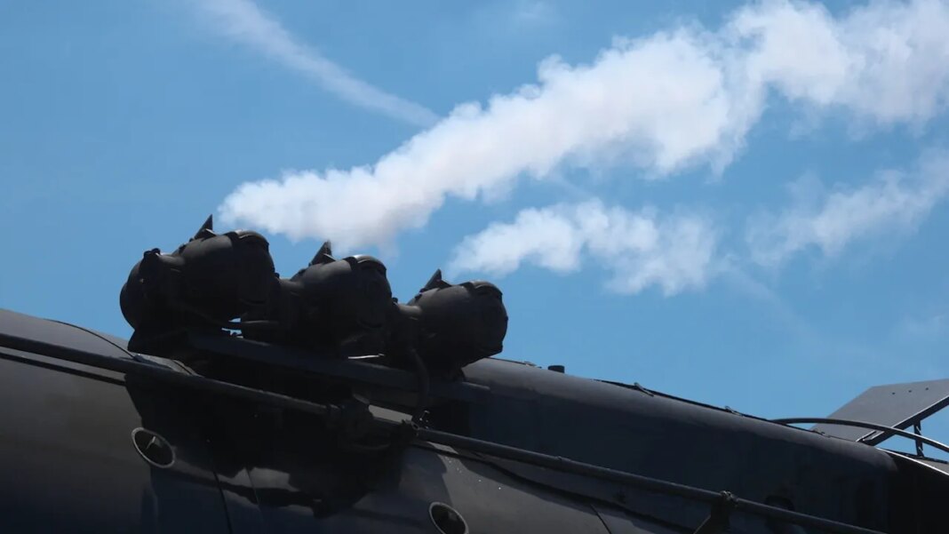 Historic Big Boy steam locomotive draws crowds as America 250 tour heads east