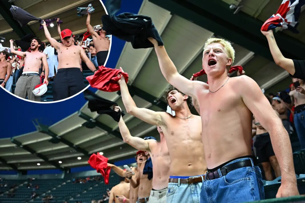 Inside the shirtless revolution taking over Angels games: ‘Sell the f— team’