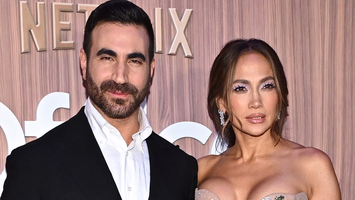 Jennifer Lopez cozies up to Brett Goldstein at Office Romance premiere