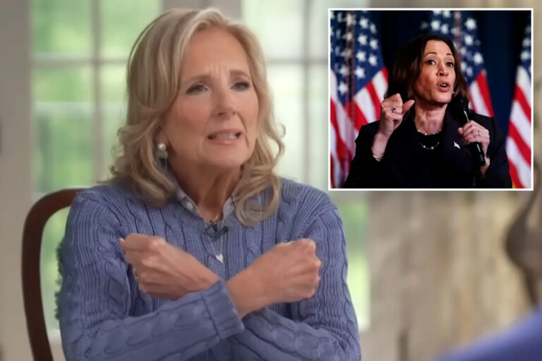 Jill Biden Expresses Surprise at Kamala Harris’s Loss to Trump, Affirms Her Presidential Potential