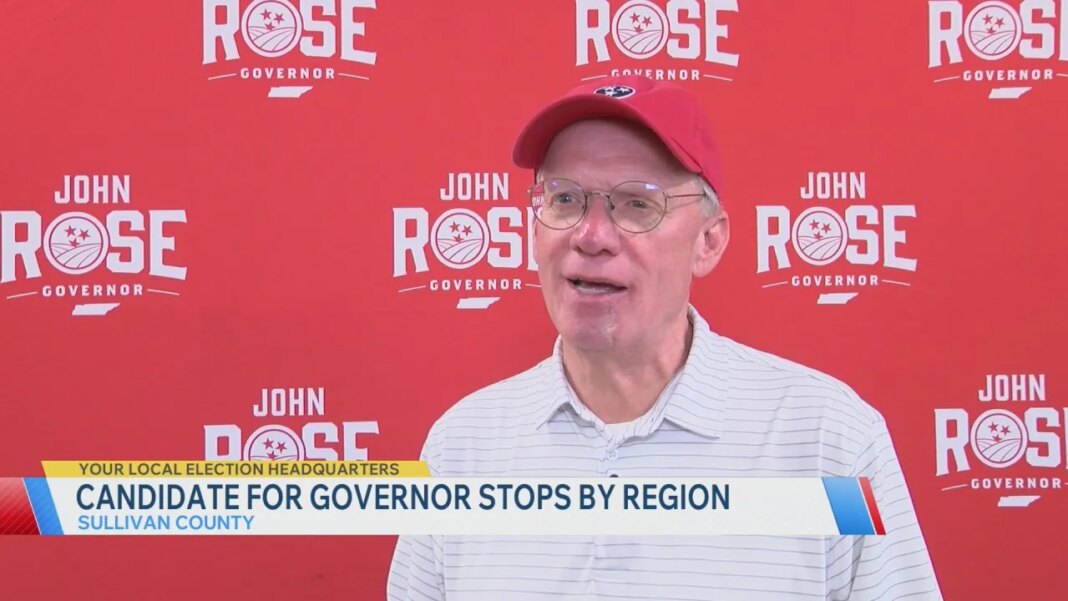 John Rose visits Blountville amid quest for Tennessee governorship