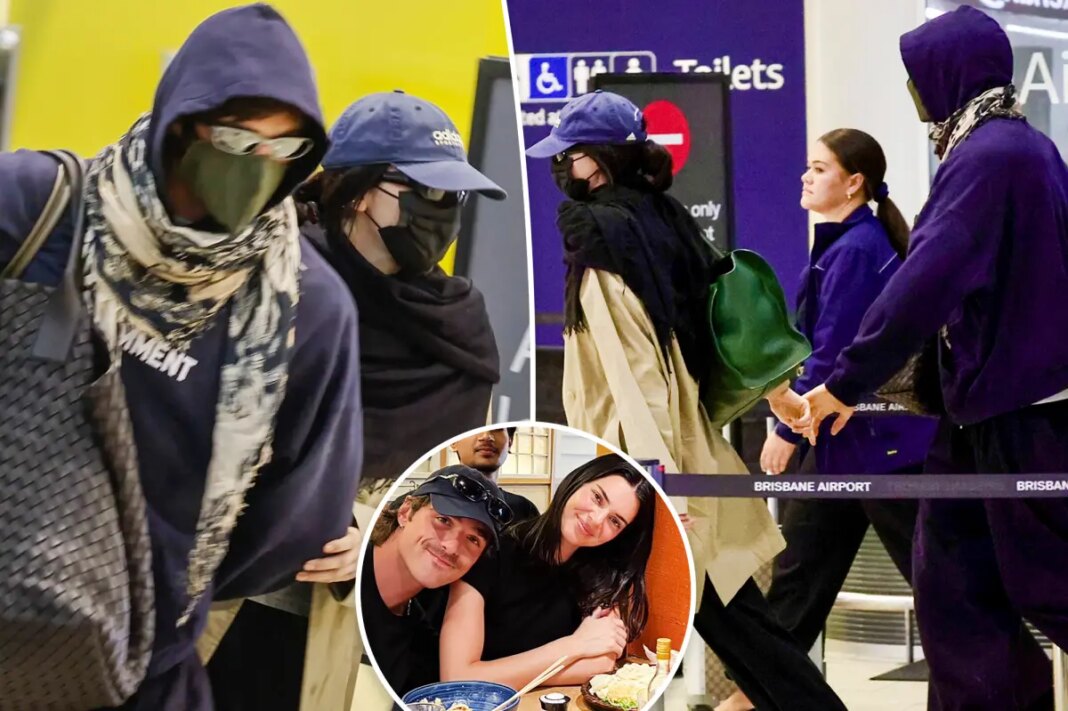 Kendall Jenner and Jacob Elordi fly under the radar at airport after Australia getaway
