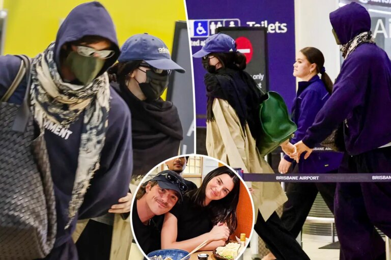 Kendall Jenner and Jacob Elordi Spotted Sneaking Through Airport After Secret Australia Escape