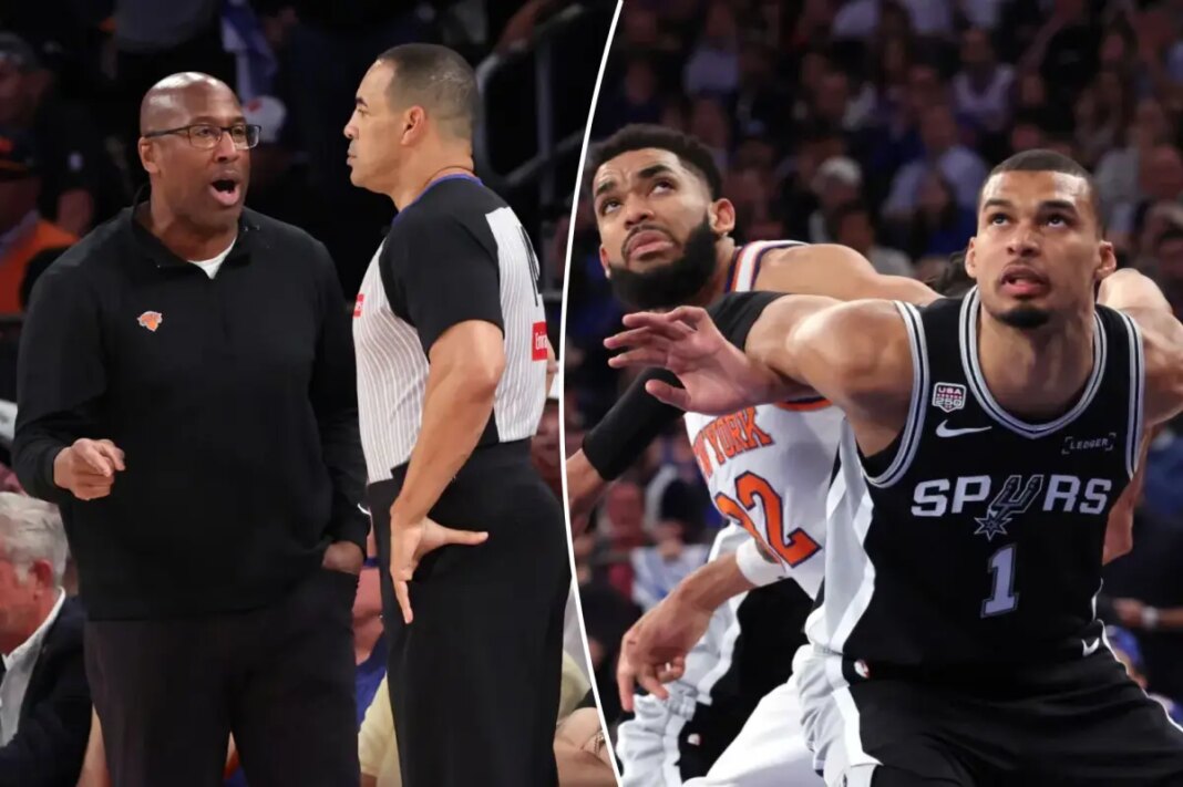 Knicks' Mike Brown fumes at refs over Game 3 free-throw disparity