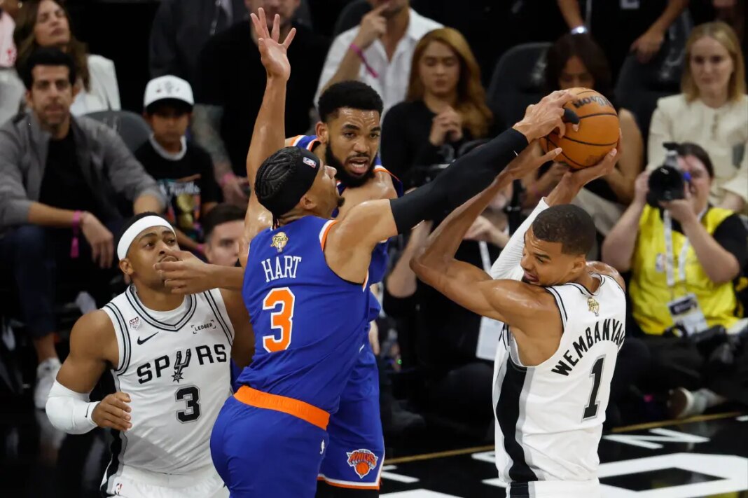 Knicks bringing Victor Wembanyama, Spurs into 'difficult areas' early in NBA Finals
