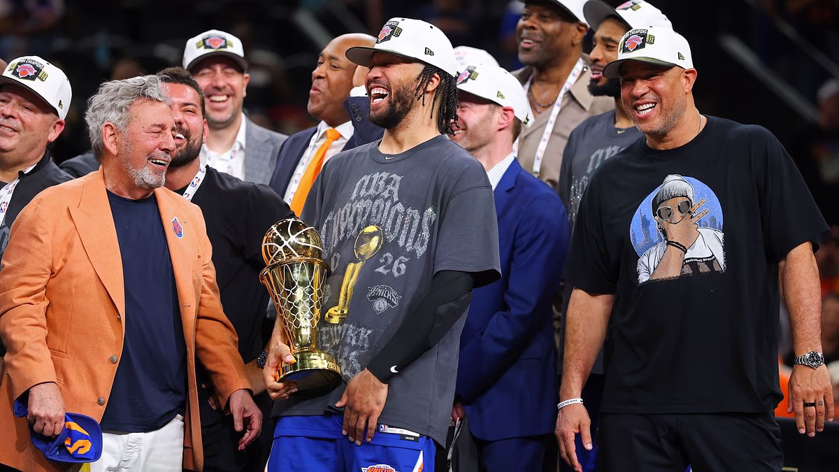 Knicks set to come face to face with Trump after president was 'thunderously booed' at NBA Finals game
