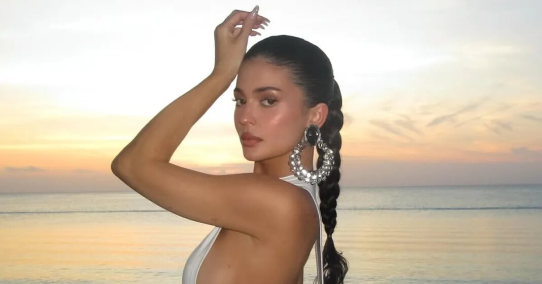 Kylie Jenner Flashes Sideboob in Body-Skimming Dress During Island Getaway