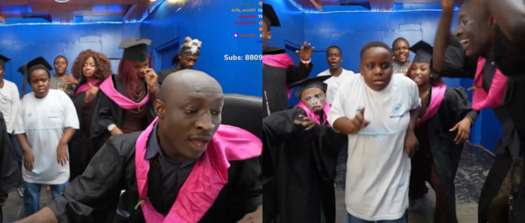 Late Mr Ibu's Children Impress Fans With Dance Performance on Carter Efe's Livestream
