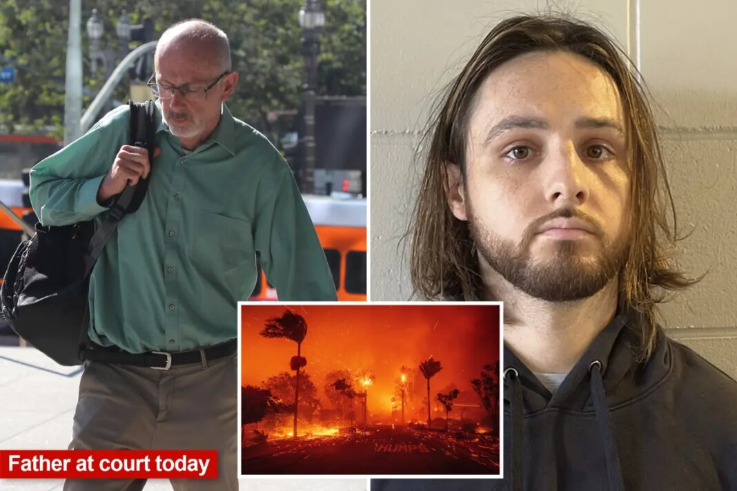 Man accused of setting Palisades fire has one of his few supporters show up to court for trial