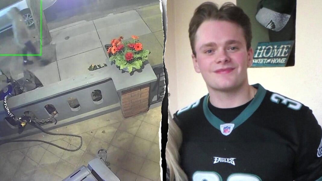 Manhunt underway after college student fatally shot chasing robbers who allegedly stole his phone