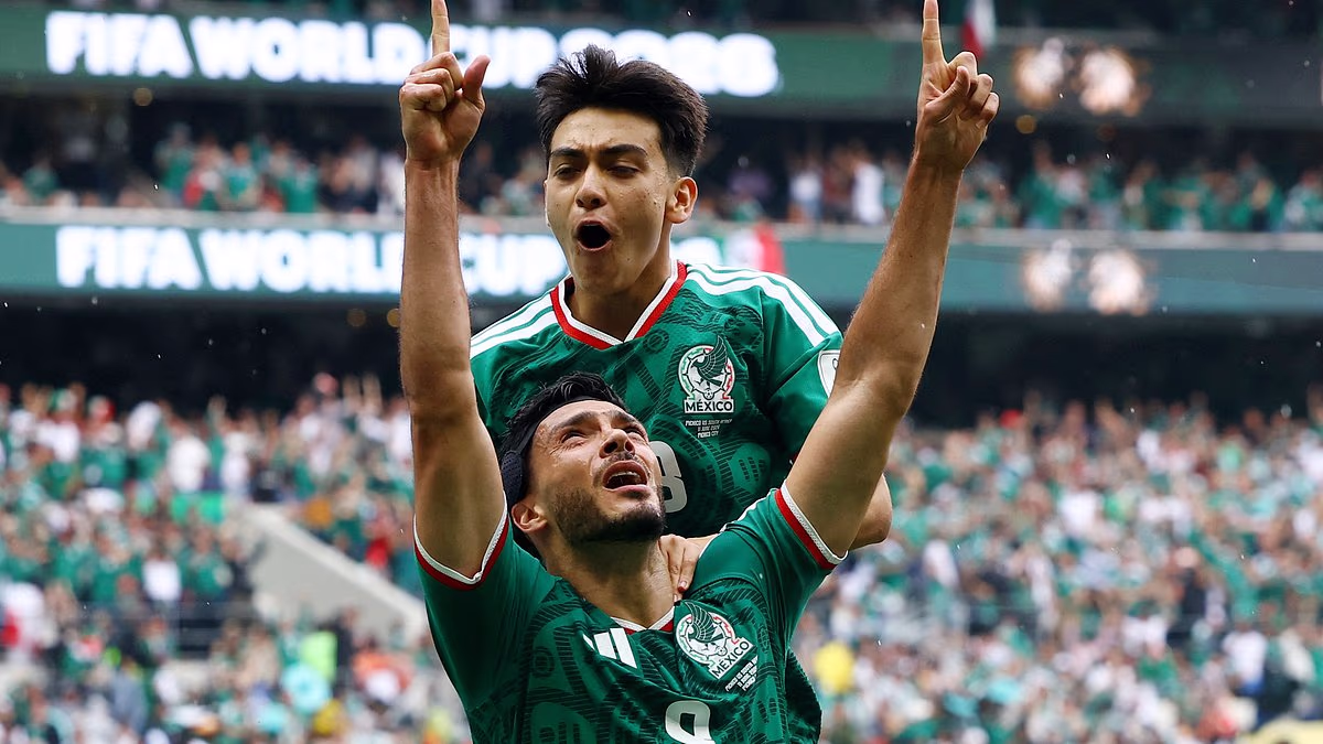 Mexico 2-0 South Africa: Jimenez etches name into Azteca's history