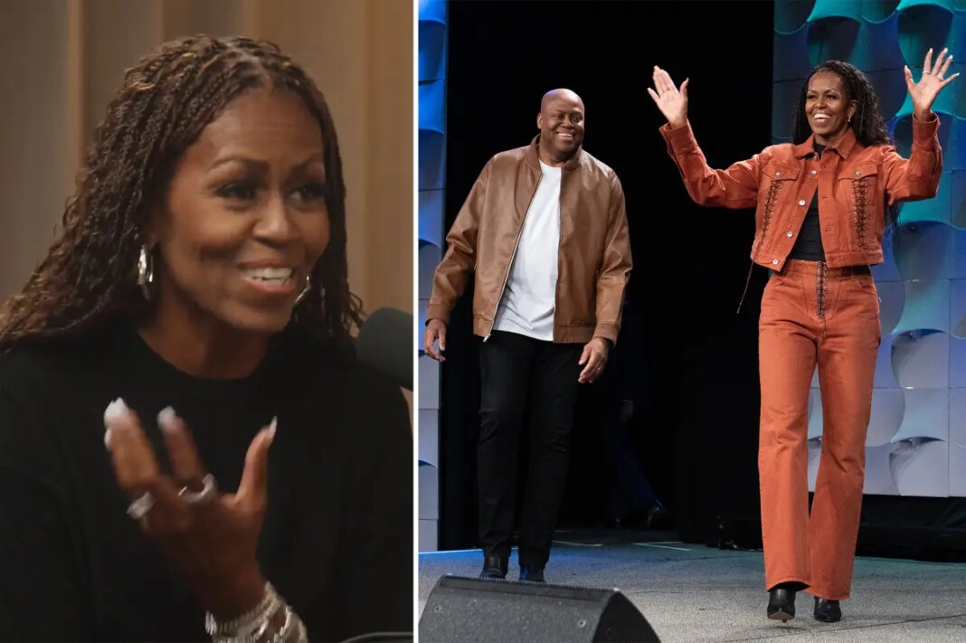 Michelle Obama reveals she rescued a choking friend at dinner