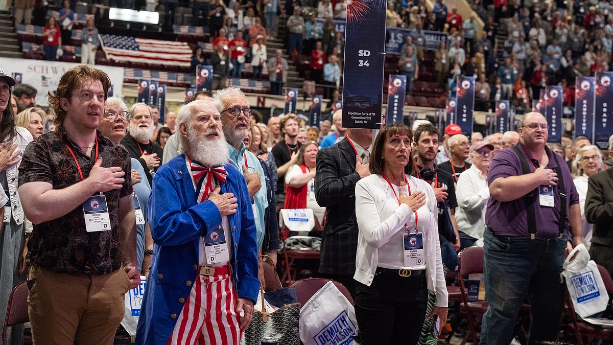 Minnesota GOP convention holds moment of silence for DEREK CHAUVIN