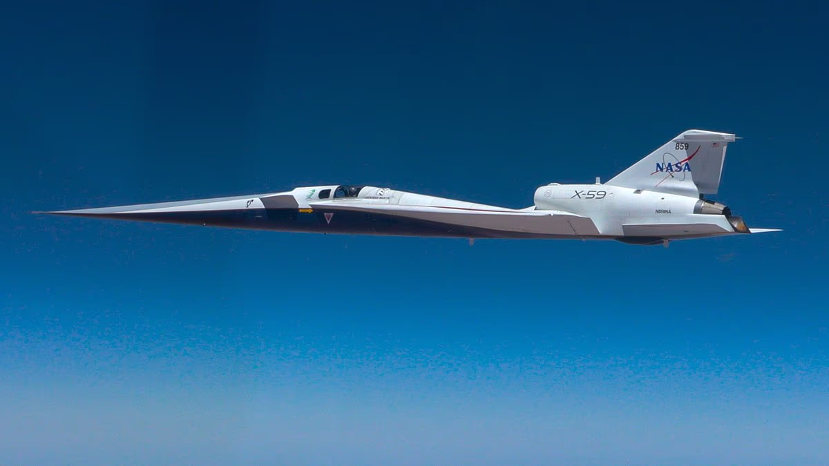NASA's 'Son of Concorde' jet breaks the sound barrier for first time
