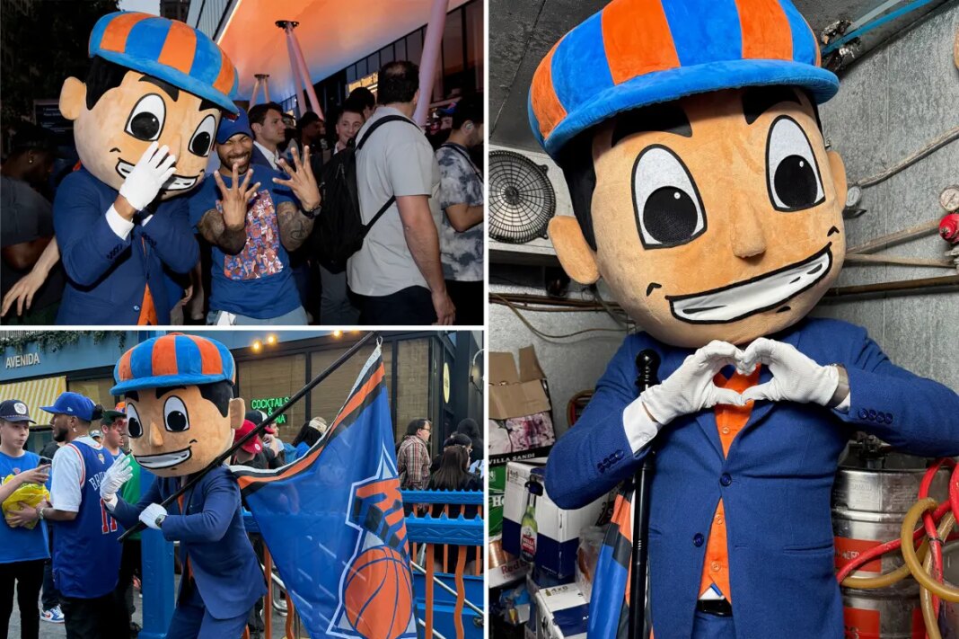 Nico Knickerbocker brings joy to fans in bid to be offical mascot