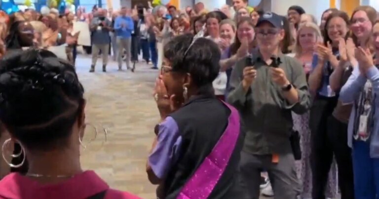 Honoring Excellence: Nurse Celebrated with Heartfelt Farewell for Outstanding Service