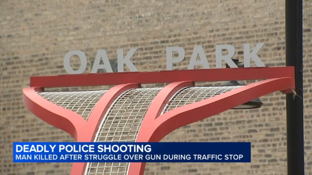 Oak Park police shooting kills Christian Wallace after struggle over gun in traffic stop near Harrison St, Austin Blvd: officials